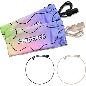 Original 2-Pack – Medium Black + Medium Taupe | Adjustable Tuck Band Tool for Cropping and Styling Shirts, Sweaters, and Tops