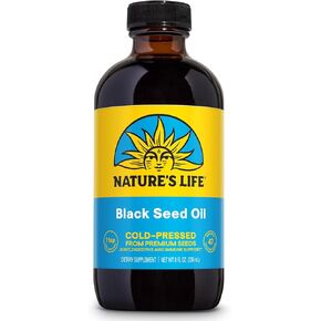 Nature’s Life Black Seed Oil, Cold-Pressed Black Cumin Seed Oil - Joint, Digestive Health, and Immune Support - Lab Verified, 60-Day Money-Back Guarantee - 47 Servings, 8 Fl. Oz.