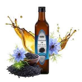 Hemani Black Seed Oil Pold مضغوط 16.91 أوقية I 500mL I Natural Matural I Natural I Free I AKA Nigella Sativa I Kalonji I Black Cumin Oil