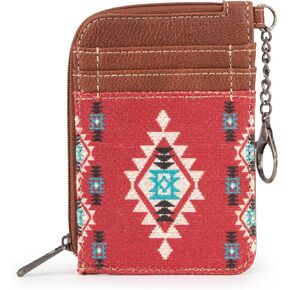 Montana West Wrangler Cow Print Wallets for Women Boho Western Card Holder WG133-W005BK
