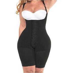 MARIAE FAJAS Tummy Control Shapewear Bodysuit Colombian Open Bust Body Shaper