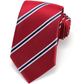 Mens Check Plaid Tie 3.15" (8CM) Classic Necktie Striped Checkered Ties For Men in Gift Box