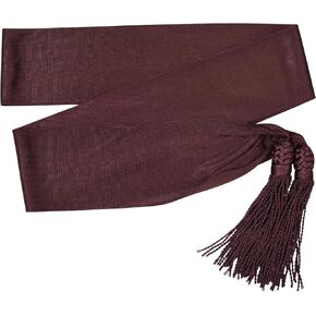 ضباط الحرب الأهلية موحد حرير الخصر SASH (Maroon) جودة الجودة - ACW Reenactments منتجات