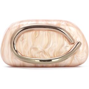 GOKTOW Acrylic Clutch Purse with Removable Chain for Women Evening Formal Wedding Party