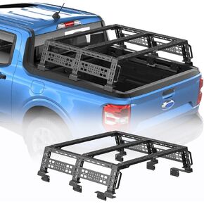 رف سرير برادا متوافق مع 2022-2024 فورد مافريك شاحنة سرير | متوافق مع معظم غطاء Tri-Fold Bed Tonneau | لا حفر |