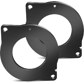 NuIth 3 Inch Front Dash Speaker Adapter for 2007-2019 Jeep/2005-2019 Dodge/2011-2018 Ram/2007-2017 Chrysler Replacement Corner Dashboard 3" Tweeter Speaker Spacer Ring