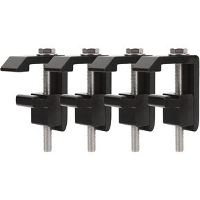 Truck Topper Clamps 4 Sets, High Strength Track System Mounting Clamp for Tacoma,