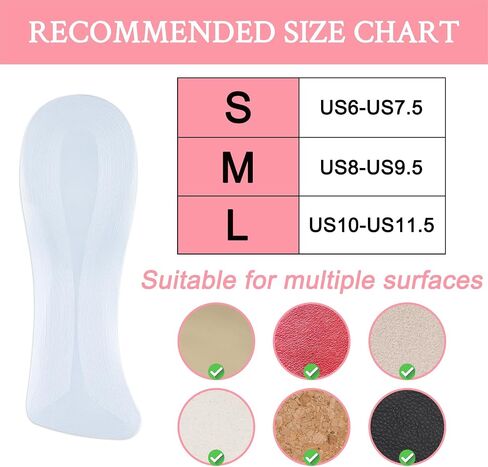 SOPROM Weight Shifting Insoles for High Heels, Gel Inserts Comfort Pads for Women Foot Pain Relief(Size: Small for US 6-7.5 Women Shoes, Color: Transparent Blue) in Kuwait