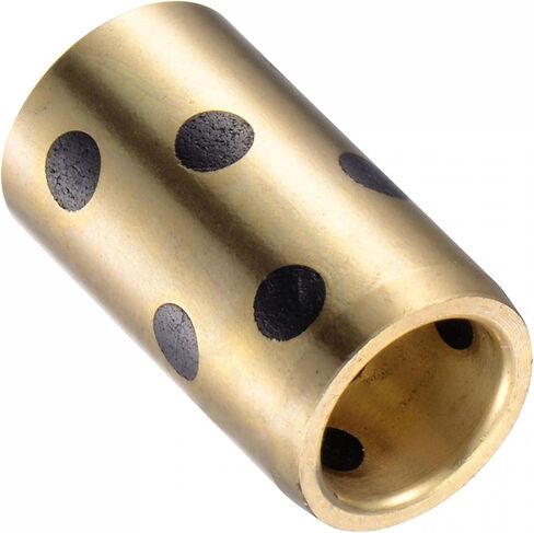 uxcell Sleeve Bearings 8mm Bore 15mm OD 24mm Length Wrapped Oilless Bushings Brass Graphite in Saudi Arabia