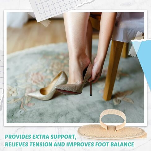 Woanger 8 Pcs Hammer Toe Crest Cushion Soft Straightener Buttress Pads Splint Reduces Pressure from Calluses and Hammer Toes, Medium, Right, Left(Single Hole,Beige) in Kuwait