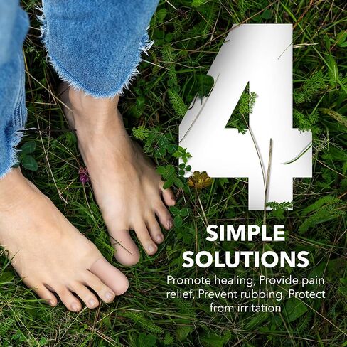 الغطاء وحماية أخمص القدمين - 6 أغطية بيج كبيرة ، لتوفير الراحة من أظافر المفقودة/الناشئة ، والذرة ، والكالس ، والبثور ، وأصابع المطرقة للنساء والرجال in Kuwait
