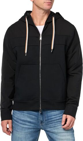 BOSS Men's Seegar Nylon Mix Media Jacket in Saudi Arabia