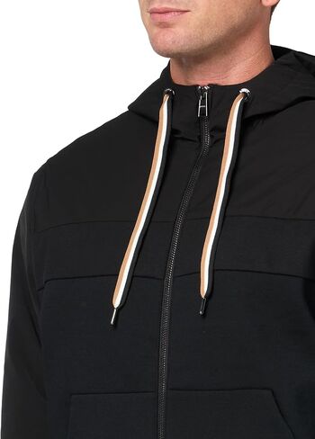 BOSS Men's Seegar Nylon Mix Media Jacket in Saudi Arabia