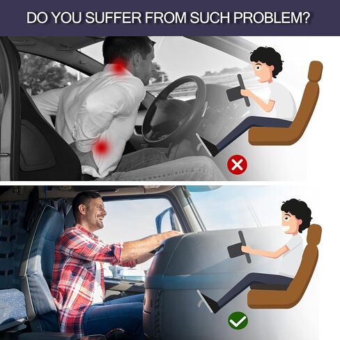 Truck Seat Cushions for Truck Drivers, Sciatica & Tailbone Pain Relief Truck Seat Cushion, Truck Driver Accessories in Saudi Arabia
