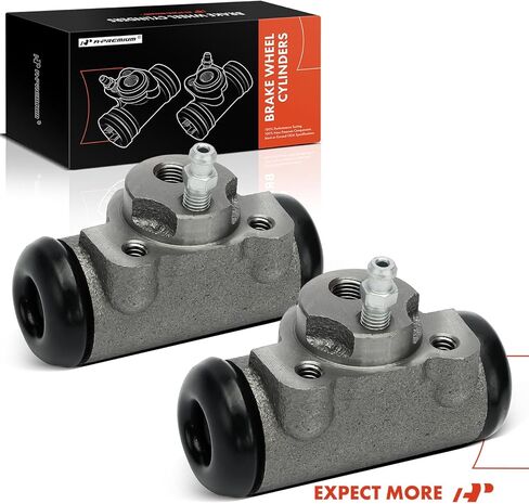 A-Premium Rear Drum Brake Wheel Cylinder Compatible with Select Ford, Dodge, Mazda, Mercury, Plymouth and American Motors Models - Mustang, Ranger, Thunderbird, Falcon, Fairmont, Granada, 2-PC Set in Kuwait