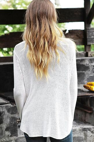 Women American Flag Sweater 4th of July Long Sleeve Crewneck USA SWESTSHIRT VINTAGE HOLLOW OUT TOPS TOPS in Kuwait