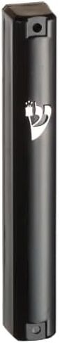 حافظة SUPER STAM MEZUZAH حامل من البلاستيك الفضي مستطيل الشكل 6.3/4 بوصة - 17.5 × 2 × 2 سم مجموعة من الفلين المطاطي المقاوم للماء مكونة من 5 قطع (شفاف، 15 (لفافة 15 سم)) in Kuwait