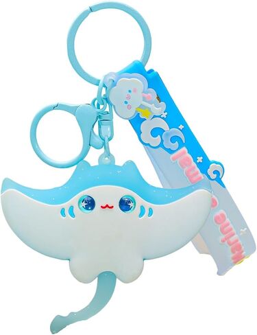 سلاسل المفاتيح للنساء لطيف PVC Kawaii Keyrings للنساء حقائب الظهر المحافظ in Saudi Arabia