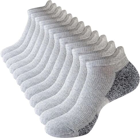 Sock Amazing 6 Pairs Unisex Premium Cotton Socks Soft Cushion No Show Sock Non Slip Low Cut Ankle Socks for Men Women Running in Saudi Arabia