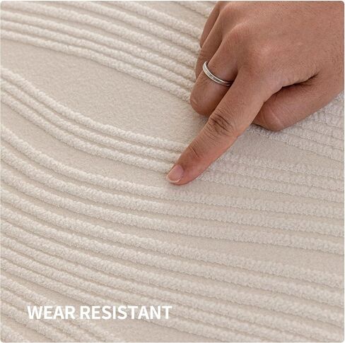 Couch Arm Covers, Sofa Covers Washable, Couch Cushion Covers, Armchair Slipcovers Sectional Couch Covers Anti-Slip Furniture Protector, (1PC Armrest Cover, Ivory) in Saudi Arabia