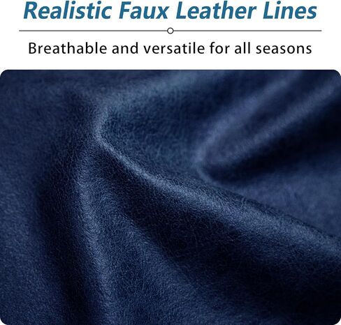 Couch Cushion Covers Leather-Look 3PC Stretch Sofa Seat Slipcover Sets for Living Room Individual Sofa Cushion Cover Couch Seat Protectors, Pet-Friendly, Non-Slip, Easy Fit - Coffee in Kuwait