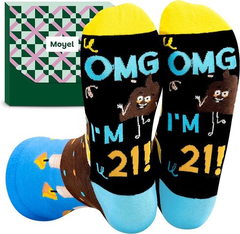 Moyel Funny Socks for Men Fun Golf Fishing Gifts for Men Dad Husband on Birthday Christmas in Kuwait