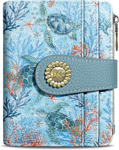 Skull Mushroom Snake Night Small Rfid Women Wallet Bifold Zipper Coin Pocke Pu Leather Leather Common Cash Card Walleder Travel Wart in Kuwait
