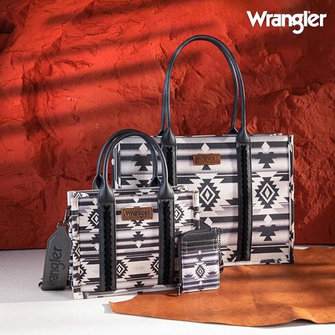 Montana West Wrangler Cow Prints Prints for Women Boho Western Card حامل WG133-W005BK in Kuwait