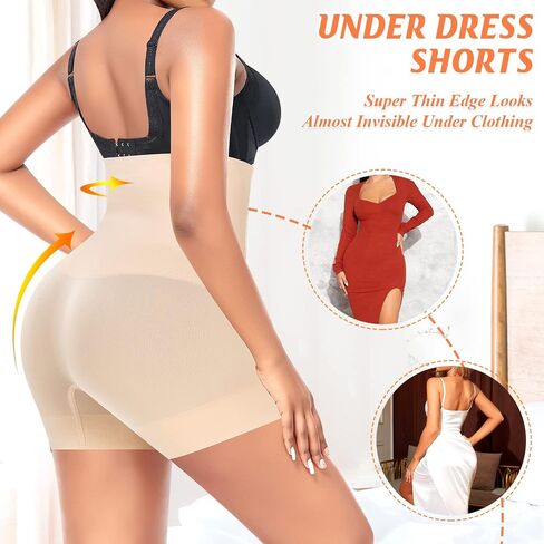 Derca Womens Formear Shorts بطن السيطرة على الجسد المشكل الداخلي تشكيل boyshorts شورتات سلسة تحت الفساتين in Kuwait