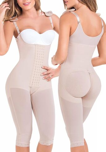 MARIAE FAJAS Tummy Control Shapewear Bodysuit Colombian Open Bust Body Shaper in Saudi Arabia