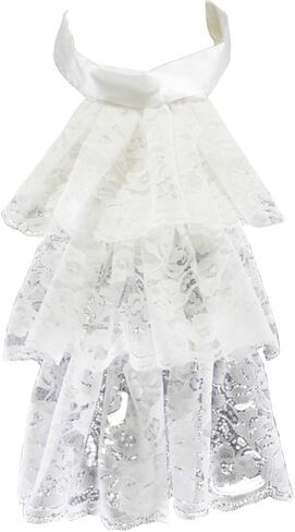 Lace Jabot Necktie Ruffle Neckwear Collar in Saudi Arabia