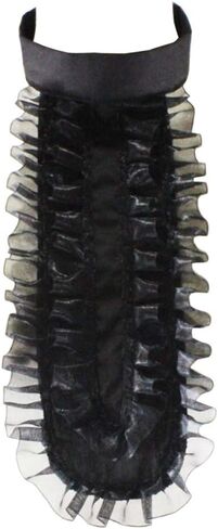 Lace Jabot Necktie Ruffle Neckwear Collar in Saudi Arabia