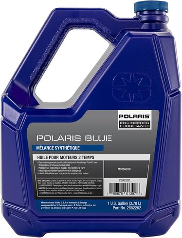 Polaris Premium Synthetic Blend 2-Stroke Engine Oil 1 Gallon Jug OEM 2875036 2882202 in Saudi Arabia