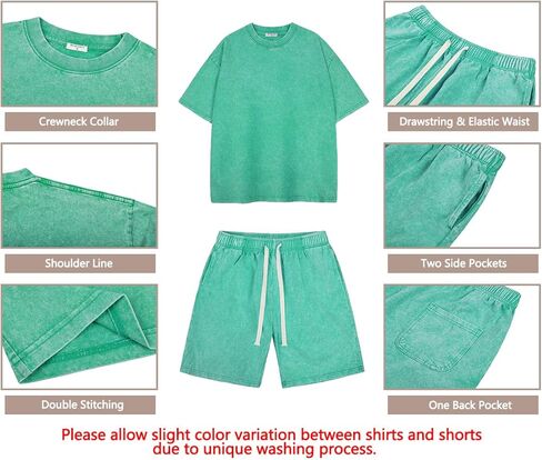 Derminpro Men's Cotton Short Sets 2 Piece Outfits Casual Summer Short Sleeve/Sleeveless Tracksuits in Kuwait