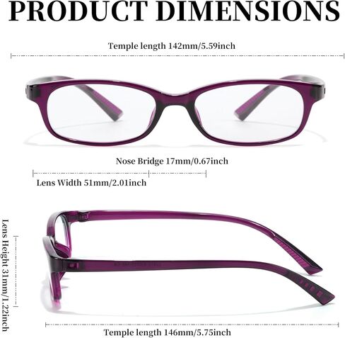 Rectangle Fake Glasses Blue Light Office-siren Glasses for Women Glasses Frame Non Prescription Fashion Accessories in Saudi Arabia