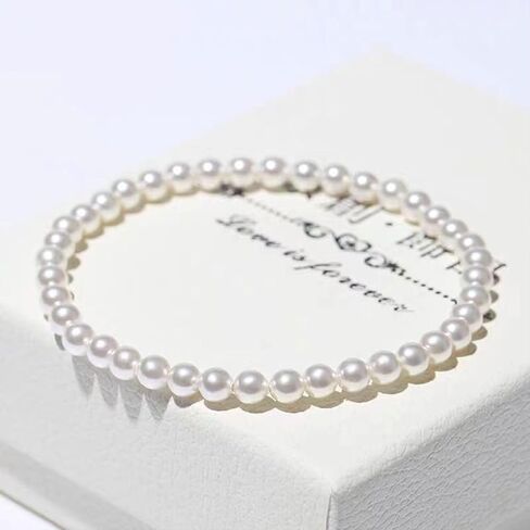Pearl Bracelet for Women Gifts Trendy Stuff Dainty Bracelet White Baroque Pearl Wrist Bracelets Bridesmaid Bridal Wedding Jewelry Gifts in Kuwait