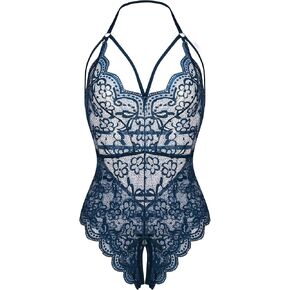 Lollo Vita Women Lingerie Bodysuit Admoit Floral Babydoll One Piece Sleepwear
