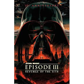 Trends International Star Wars: Revenge Of The Sith - 20th Anniversary Wall Poster, 34L x 22.4W, Premium Unframed Version