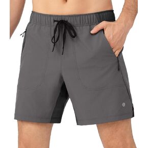 Separatec Men's 2 in 1 Running Shorts with U-Support Compression Liner, Quick Dry Workout Athletic Gym Shorts