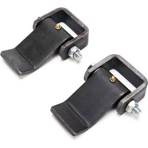 Heavy Duty Dump Trailer Hinges, 8 Pack, Black, Steel, Unfinished, Surface Mount