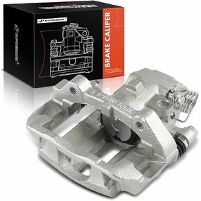 A-Premium Disc Brake Caliper Assembly with Bracket Compatible with Select Ford, Lincoln and Mercury Models - Mustang, Taurus, Thunderbird, Continental, Mark VII, Cougar, Sable - Rear Pasenger Side