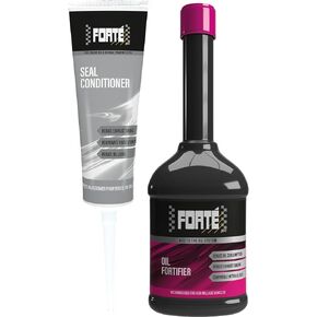 Forte Seal Conditioner & Forte Oil Fortifier bundle Set of 2 For Engines Upto 2tlr + free how to use guide