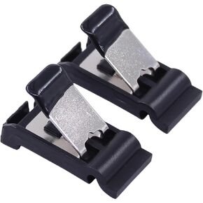 MOTOKU 2Pcs Fuel Door Spring Clip for Toyota RAV4 Prime Camry Avalon 2019-2023 Land Cruiser 2008-2021 4Runner 2004-2009 Lexus LX570 LC500 ES250 GX470 ES350 Gas Cap Hatch Lid Hinge Filler Opening Clip