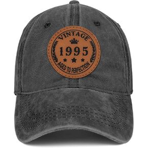 30th Birthday Gifts for Men Women Vintage 1995 Hat 30 Year Old Birthday Gifts Idea 100% Washed Cotton Hat