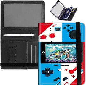 RYUITHDJP Leather Credit Card Holder Case Travel Passport Wallet Game Player Kids Design, Travel Card Holder RFID Card Wallet Vaccination Card Protector Slot
