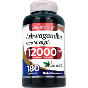 FITO MEDIC'S Lab | Ashwagandha | ashwagandha Supplements | ashwagandha Capsules | 180 Caps