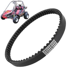 30 Series Go Kart Drive Belt KT196 Go Kart Torque Converter Drive Belt Replacement for Manco 5959, Comet 203589, Murray 12-8487(5Pcs)
