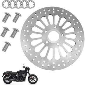 11.5'' Rear Brake Rotors Compatible with Harley Davidson Touring Sportster Softail Dyna, Superior Heat Dissipation Stainless Steel Brake part (11.5'' Rear)-1Pcs in Kuwait