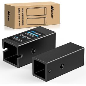 Nilight Trailer Hitch Receiver Adapter Reducer Extender Converter Sleeve Set 3 to 2-1/2 or 2-Inch and 2-1/2" to 2" Receiver Hitches Towing Accessories for RV Truck Bike Rack and Cargo Carriers