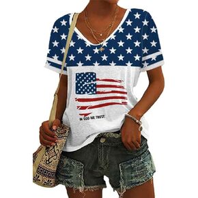 in God We Trust Shirt Cross American Flag Shirt 4Th of July Shirt, 5X-Large